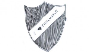 A shield with I Love Chisenhale written across it